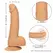 CalExotics Silicone Studs 15.2 cm - Skin Tone, Flexible Suction Base
