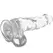 XRAY Transparent Intimate Model 18.5 cm - Flexible, Odorless, Jelly Material