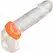 CalExotics Alpha Prolong Liquid Silicone Hexagonal Ring Orange 2 cm