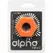 CalExotics Alpha Prolong Liquid Silicone Hexagonal Ring Orange 2 cm