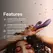 LELO INA Thrust Rabbit Vibrator Purple - Dynamic Thrust & Dual Action