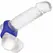 CalExotics Admiral Dual Support Ring Blue - Liquid Silicone Comfort System