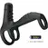 Pretty Love Elastic Silicone Vibration Extension Sleeve Black 10 Modes
