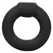 CalExotics Alpha Optimum Silicone Support Ring Black Flexible