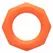 CalExotics Alpha Sexagon Silicone Support Ring Orange Flexible Design