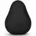 Gvibe G-Egg Black Textured Silicone Compact Intimate Sleeve 6.5cm
