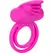 CalExotics Dual Flicker Enhancer Silicone Intimate Ring USB Rechargeable