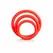CalExotics Tri-Rings Set Red - Silicone Anatomical Rings, 3 Sizes
