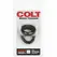 CalExotics COLT Snug Tugger Black - Dual Support Anatomical Ring TPR