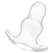 Addicted Toys Medium Anal Dilator 11 cm Transparent TPE Waterproof