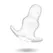 Addicted Toys Medium Anal Dilator 11 cm Transparent TPE Waterproof