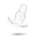 Addicted Toys Medium Anal Dilator 9.5 cm Transparent TPE System