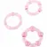 Seven Creations Pink Silicone Support Rings Set of 3 - Adjustable Sizes