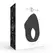 INTENSE OTO Black Silicone Rechargeable Stimulation Ring, 20 Modes, Waterproof