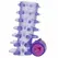 CASUAL LOVE Vibrating Ring Sleeve Purple - Flexible TPR, Adjustable Size