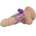 CASUAL LOVE Vibrating Ring Sleeve Purple - Flexible TPR, Adjustable Size