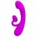 Pretty Love Sincere Intimate Dual Vibrating System Purple Silicone 23cm