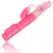 OHMAMA Rotating Rabbit-Style Vibrator Multifunctional 25.5cm Pink
