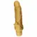 Get Real Gold Dicker Multi-Speed Gold Intimate Stimulation Device 22 cm