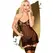 Penthouse Guilty Icon Suspender Dress & Thong Set S/M, Black-Gold, Eco Box