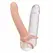 CalExotics Maxx Ribbed Dual Stimulation Device 10 Modes Flesh Silicone