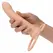 CalExotics Maxx Ribbed Dual Stimulation Device 10 Modes Flesh Silicone