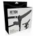 Fetish Submissive Adjustable Harness Double Motor Black Silicone System 15/8cm