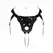 Get Real Pleasure Harness Black - Adjustable Comfort System, 3 Silicone Rings