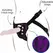 Get Real Adjustable Lace Strap Harness Purple - Universal Size