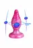 Fantasy Plug Cherry SILEXPAN® Spiral-Textured Pink Intimate Accessory