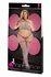 LAPDANCE 3 PCS Crop Top, G-String & Thigh High Set Grey, One Size