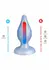 Fantasy Plug Diamond Silexd Pearl Blue - Adjustable Firmness, Compact Size