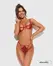 Obsessive Luise Sublim 2-Piece Lingerie Set Red Lace Adjustable