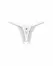Obsessive Weddya Bride White Crotchless Thong - Elegant Bridal Lingerie