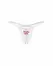 Obsessive Weddya Bride White Crotchless Thong - Elegant Bridal Lingerie