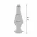 ToyJoy Diamond Bum Bijou Large - Aluminium Plug with Silver Gem, 13 cm