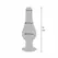 ToyJoy Diamond Bum Bijou Medium Aluminum Plug with Silver Accent 11cm