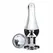 ToyJoy Diamond Bum Bijou Small Silver Plug with Decorative Jewel 9.2cm