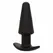 CalExotics Rock Bottom Tapered Silicone Black Plug 10-Mode USB Rechargeable