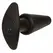 CalExotics Rock Bottom Tapered Silicone Black Plug 10-Mode USB Rechargeable