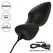 CalExotics Rock Bottom Silicone Intimate Plug 10 Vibrations Black
