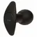 CalExotics Rock Bottom Silicone Black Vibrating Plug 10 Modes USB Rechargeable