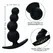 CalExotics Boundless Beaded Plug Flexible Silicone 9cm Black