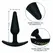 CalExotics Boundless Slim Plug Silicone Flexible 7.5cm Black