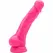 Get Real Happy Dicks Intimate System 19 cm Pink PVC with Suction Base