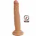 Get Real Dual Density Intimate Device 19 cm Skin Tone Suction Base