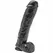 Get Real Model 28 cm with Base, Black - Anatomically Detailed PVC Form