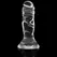XRAY Clear Intimate Device 12 cm Transparent Flexible Jelly Model