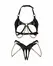 Obsessive Anyya 2-Piece Open Design Set Black L/XL