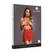 Obsessive Liferia 4-Piece Red Mesh Lingerie Set, One Size